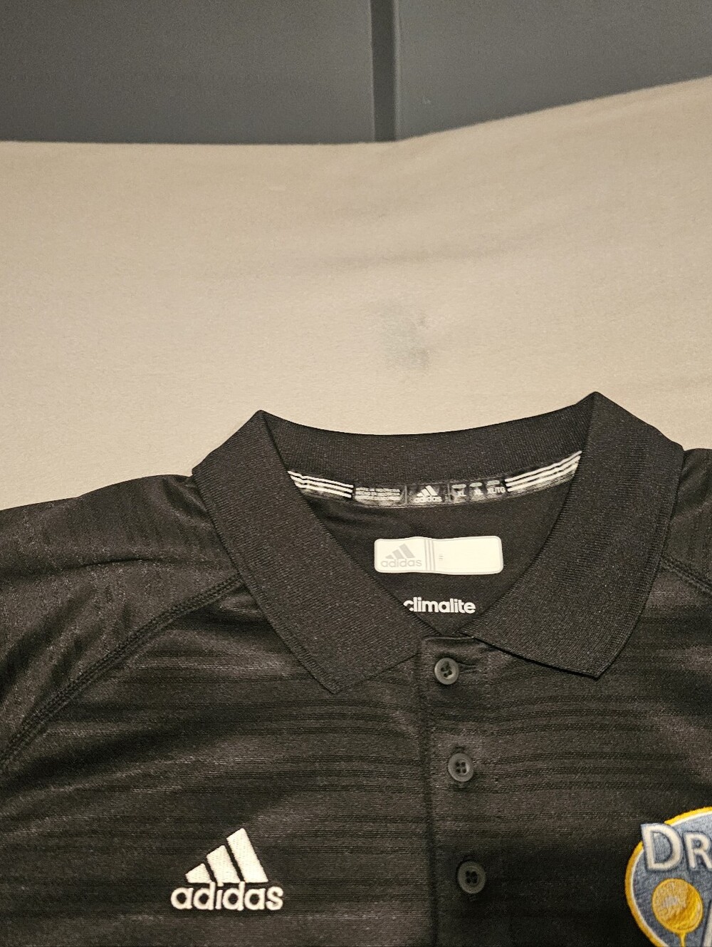 Adidas Black Drive for Autism Polo Shirt Size XL - Picture 2 of 7